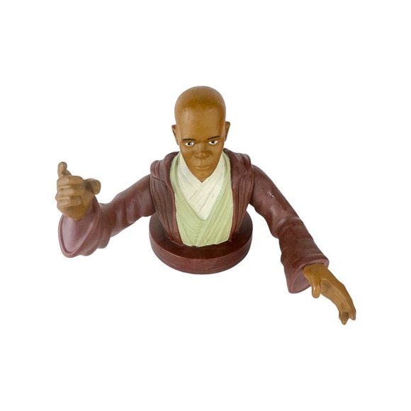 Star Wars Episode 1 Mace Windu Cup And Topper 1999 KFC Taco Bell Pizza Hut Jedi - Picture 5 of 13